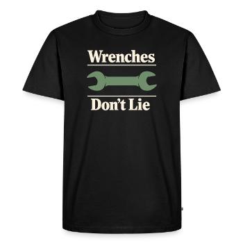 Tractor Mechanic Diesel Repair Tech - Men's Premium Organic T-Shirt - black - Front - Nico (187cm)
