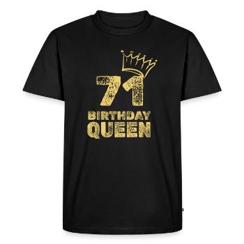 71 - T-shirt Premium bio Homme - noir - Devant - Nico (187cm)