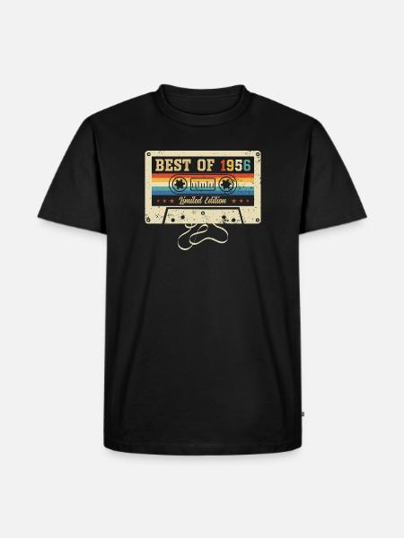 Best Of 1956 70th Birthday  - Men's Premium Organic T-Shirt - black