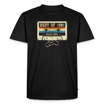Best Of 1996 30th Birthday - Men's Premium Organic T-Shirt - black - Front - Nico (187cm)