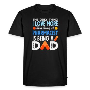 Pharmacist Pharmaceutical Technical - Men's Premium Organic T-Shirt - black - Front - Nico (187cm)