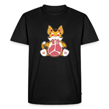 Tiger Meat - Men's Premium Organic T-Shirt - black - Front - Nico (187cm)