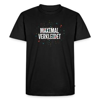 MAXIMALLY HABILÉ – Costume de Carnaval Spru - T-shirt Premium bio Homme - noir - Devant - Nico (187cm)
