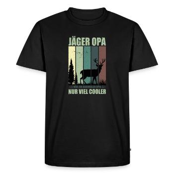 Hunter Gifts Hunting Hunting Hunter Exam Passed - Men's Premium Organic T-Shirt - black - Front - Nico (187cm)