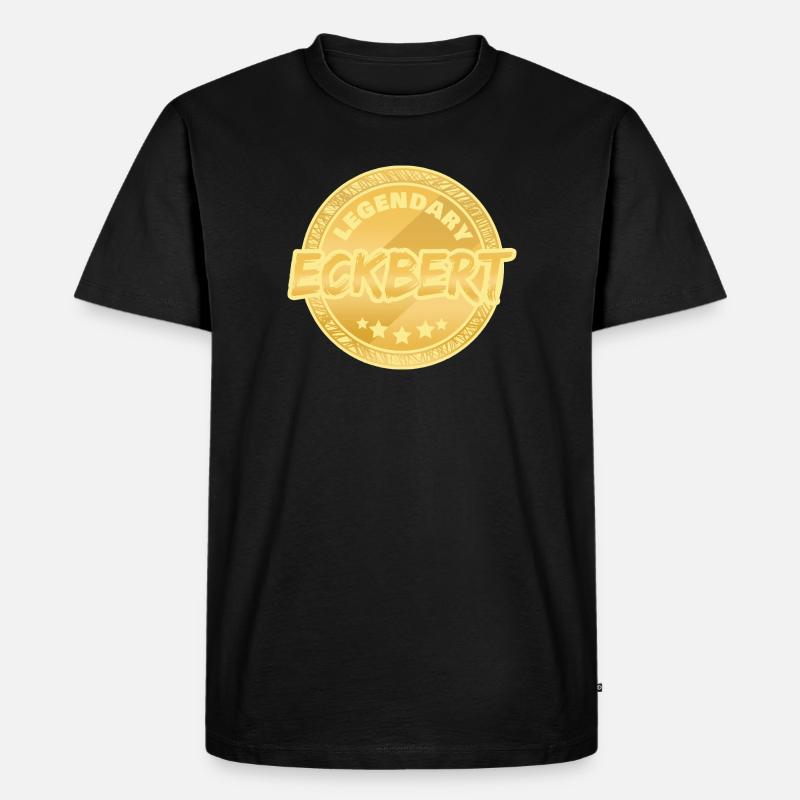 Eckbert - Men's Premium Organic T-Shirt - black