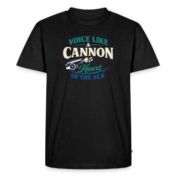 Communauté de musique folk Shanty Crew - T-shirt Premium bio Homme - noir - Devant - Nico (187cm)