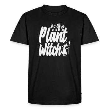 Sorcière des plantes Amante des plantes - T-shirt Premium bio Homme - noir - Devant - Nico (187cm)