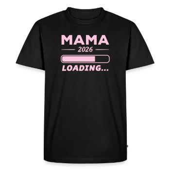 Mama 2026 Loading... - Men's Premium Organic T-Shirt - black - Front - Nico (187cm)