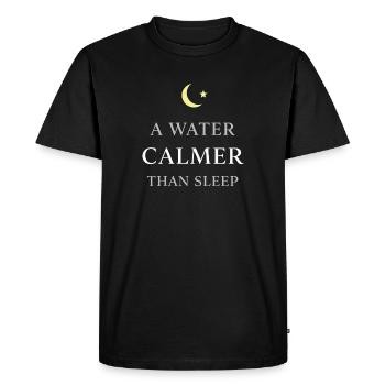 Navigation de nuit avec - T-shirt Premium bio Homme - noir - Devant - Nico (187cm)