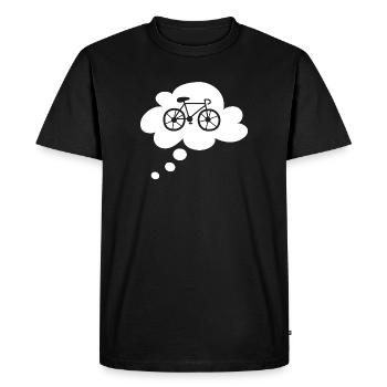 Road Bike Cloud Bike Sport Tour Hobby Bike Fan - T-shirt Premium bio Homme - noir - Devant - Nico (187cm)