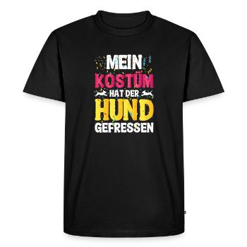 Costume Dog Eaten – Shirt for Carnival Grouches - Men's Premium Organic T-Shirt - black - Front - Nico (187cm)