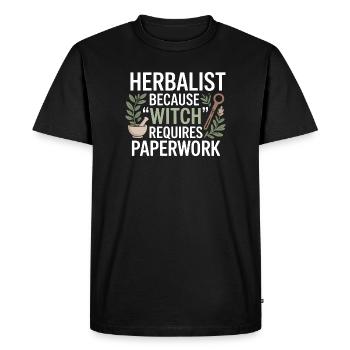 Praticien Clinique Certifié Réglementation Vêtement - T-shirt Premium bio Homme - noir - Devant - Nico (187cm)