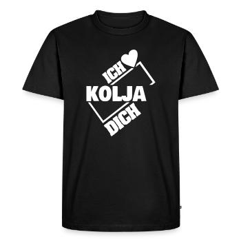 Cadeau pour Kolja - T-shirt Premium bio Homme - noir - Devant - Nico (187cm)