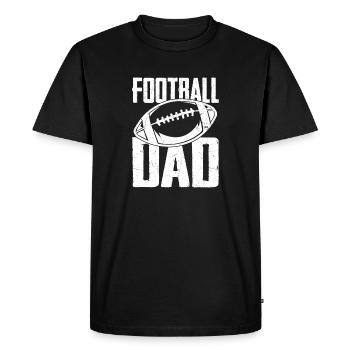 Saison des fans de Football Dad Player - T-shirt Premium bio Homme - noir - Devant - Nico (187cm)