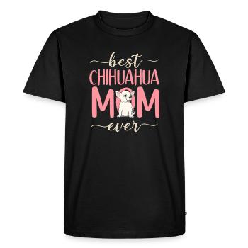 Chihuahua Chihuahueño Maman Best - T-shirt Premium bio Homme - noir - Devant - Nico (187cm)