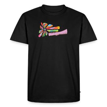 Be gay, Be loud - Men's Premium Organic T-Shirt - black - Front - Nico (187cm)
