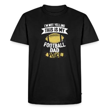 C’est la saison de My Foot Dad Voice - T-shirt Premium bio Homme - noir - Devant - Nico (187cm)