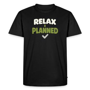 Family Provision Emergency Planner Prepper - Men's Premium Organic T-Shirt - black - Front - Nico (187cm)