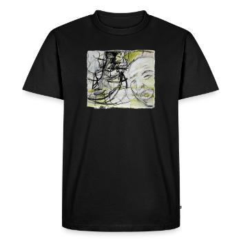 An old man remembers - Men's Premium Organic T-Shirt - black - Front - Nico (187cm)