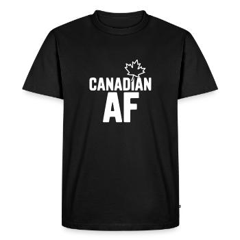 Forces canadiennes de la Marine - T-shirt Premium bio Homme - noir - Devant - Nico (187cm)