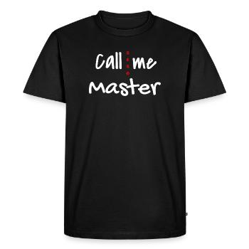 Master 2026 Diplôme - T-shirt Premium bio Homme - noir - Devant - Nico (187cm)