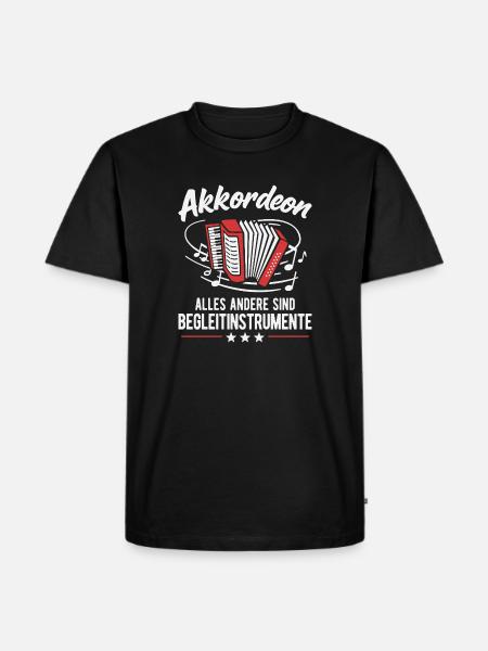 Accordéon Instruments d’accompagnement - T-shirt Premium bio Homme - noir