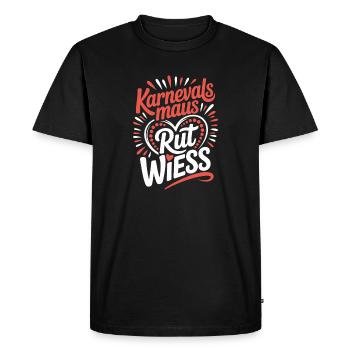 Souris de Carnaval, Rut, Wiess, Cologne, Cologne, Souris de Carnaval, - T-shirt Premium bio Homme - noir - Devant - Nico (187cm)