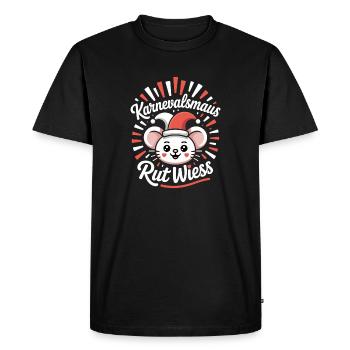 Souris de Carnaval, Rut, Wiess, Cologne, Cologne, Souris de Carnaval, - T-shirt Premium bio Homme - noir - Devant - Nico (187cm)