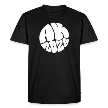 Ape Mind Bubble Art - Men's Premium Organic T-Shirt - black - Front - Nico (187cm)