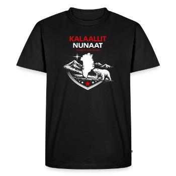 Kalaallit Nunaat - Nature et motif de protestation du Groenland - T-shirt Premium bio Homme - noir - Devant - Nico (187cm)