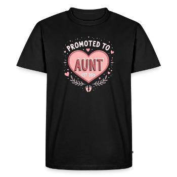 Tante 2026 Tante 2026 Promue Tante 2026 - T-shirt Premium bio Homme - noir - Devant - Nico (187cm)