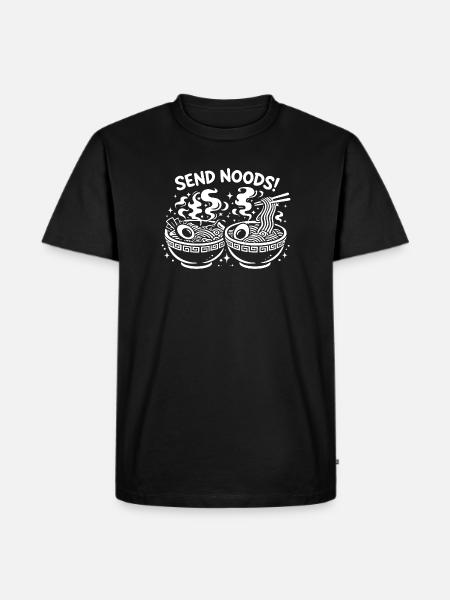 Send Noods – Ramen Edition - Men's Premium Organic T-Shirt - black