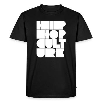 Culture hip-hop massif - T-shirt Premium bio Homme - noir - Devant - Nico (187cm)