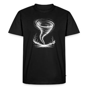Dictons sur les tornades Tornades Drôle de cadeau de tornade - T-shirt Premium bio Homme - noir - Devant - Nico (187cm)