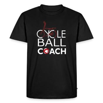 Cyclisme, entraîneur, cyclisme, cyclisme en salle - T-shirt Premium bio Homme - noir - Devant - Nico (187cm)