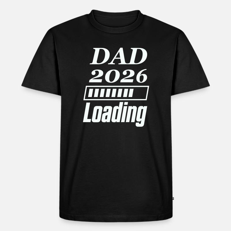 DAD 2026 Loading - Männer Premium Bio T-Shirt - Schwarz