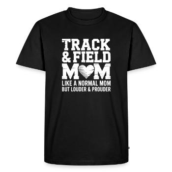 Athletics Sayings Athletics Gift - Men's Premium Organic T-Shirt - black - Front - Nico (187cm)