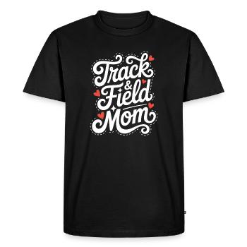 Athletics Sayings Athletics Gift - Men's Premium Organic T-Shirt - black - Front - Nico (187cm)