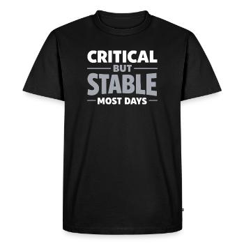 Intensive Care Paramedic Advanced EMT as Identity - Men's Premium Organic T-Shirt - black - Front - Nico (187cm)