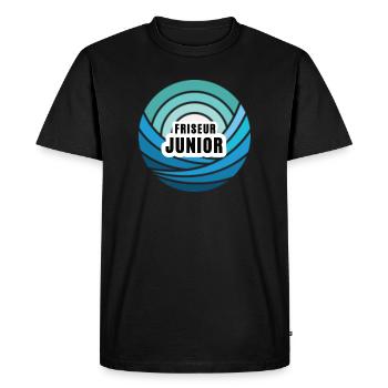 Hairdresser Junior Successor Son Child Boy Trainee - Men's Premium Organic T-Shirt - black - Front - Nico (187cm)