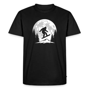 Bigfoot Snowboard - T-shirt Premium bio Homme - noir - Devant - Nico (187cm)