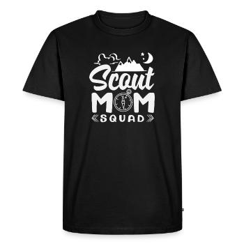 Proud Mother Girl Scout Scouting Mom Squad - Men's Premium Organic T-Shirt - black - Front - Nico (187cm)