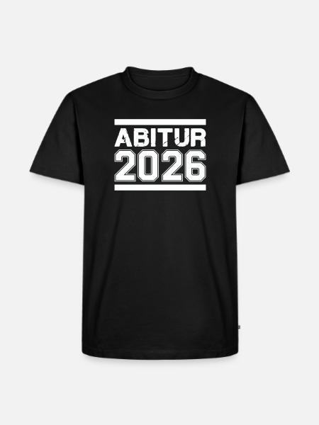 Abitur 2026 - Men's Premium Organic T-Shirt - black