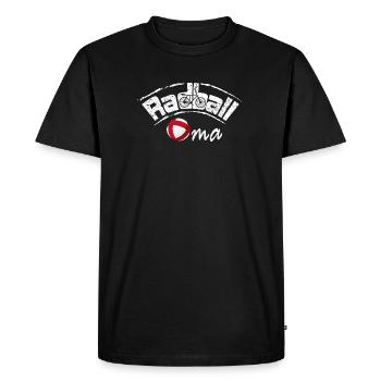 Cyclisme, Cyclball, Vélo en salle, Grand-mère - T-shirt Premium bio Homme - noir - Devant - Nico (187cm)