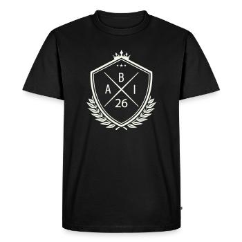 Armoiries Abi Abitur - T-shirt Premium bio Homme - noir - Devant - Nico (187cm)