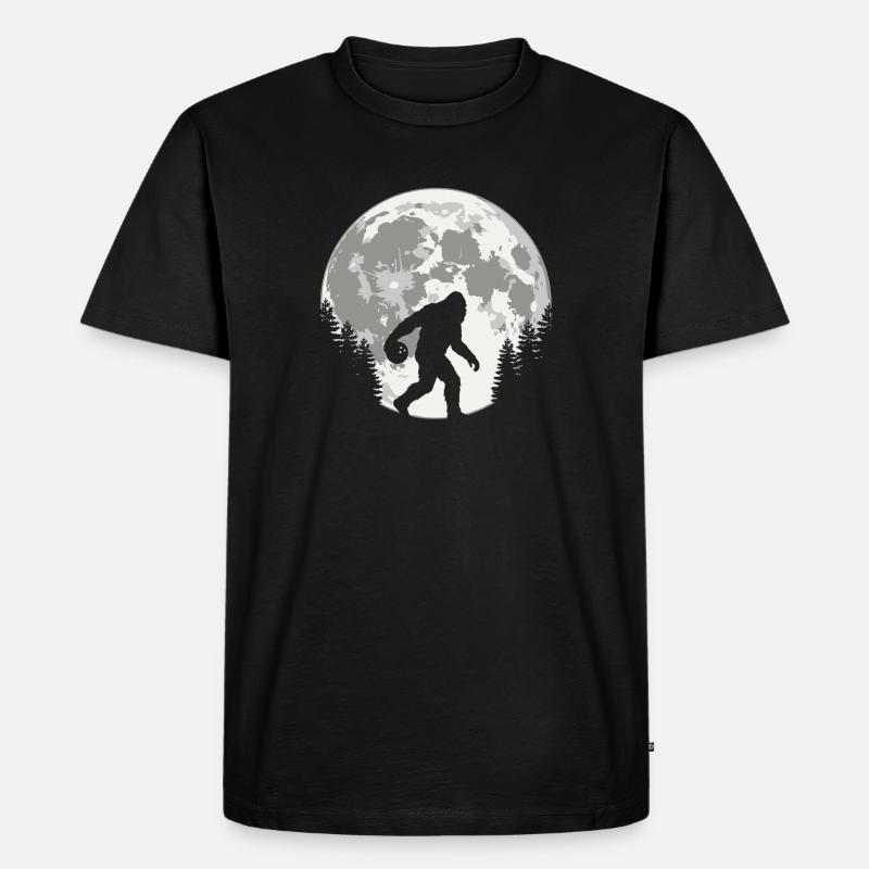 Bigfoot Bowling - Männer Premium Bio T-Shirt - Schwarz
