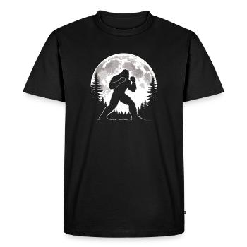 Bigfoot Boxes - Men's Premium Organic T-Shirt - black - Front - Nico (187cm)