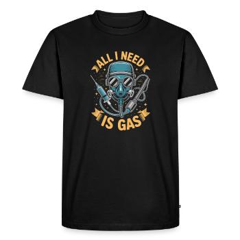L’anesthésiste dont j’ai besoin est une anesthésie gazeuse - T-shirt Premium bio Homme - noir - Devant - Nico (187cm)