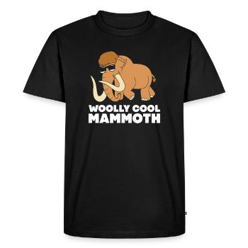 Mammoth - Men's Premium Organic T-Shirt - black - Front - Nico (187cm)