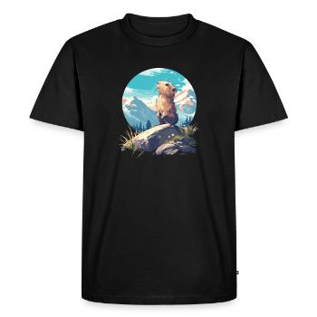 Lemmings Lemming - T-shirt Premium bio Homme - noir - Devant - Nico (187cm)